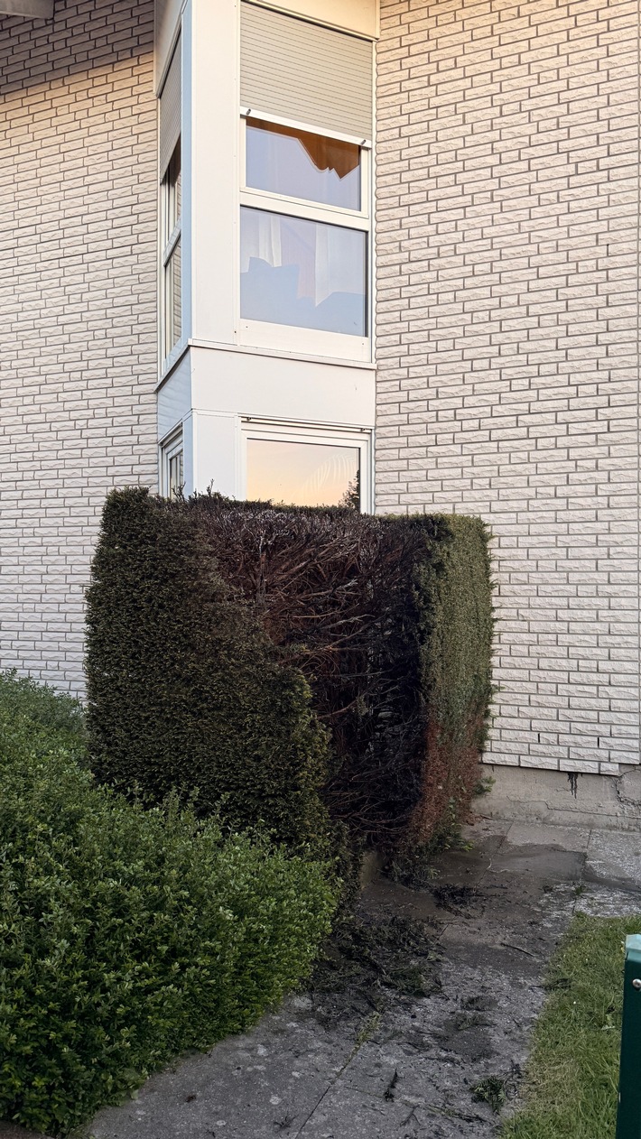 Anwohner retten Detmolder Gebäude vor Flammeninferno!