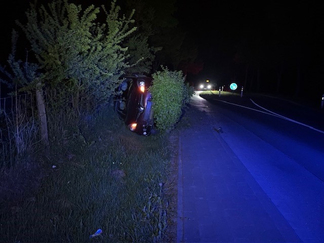 Fahren unter Alkoholeinfluss: Unfall in Bollendorf mit 1,41 Promille!
