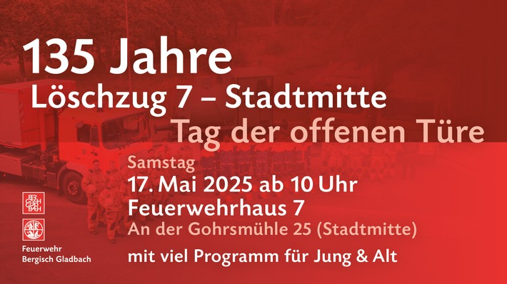Feuerwehrfest in Bergisch Gladbach: 135 Jahre Löschzug Stadtmitte feiern!