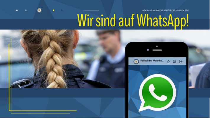 Polizei Mannheim startet WhatsApp-Kanal: Jetzt immer aktuell informiert!