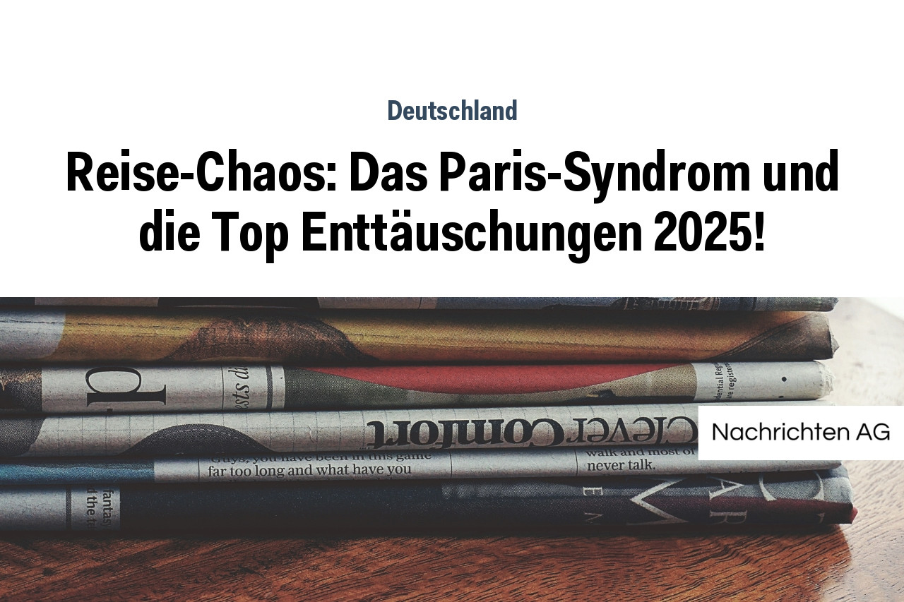 Reise-Chaos: Das Paris-Syndrom und die Top Enttäuschungen 2025!