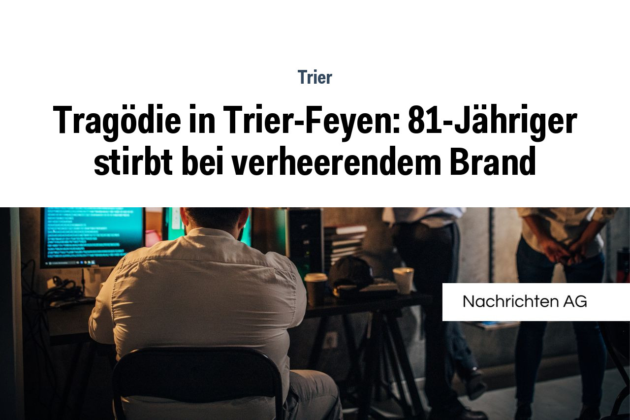 Tragödie in Trier-Feyen: 81-Jähriger stirbt bei verheerendem Brand