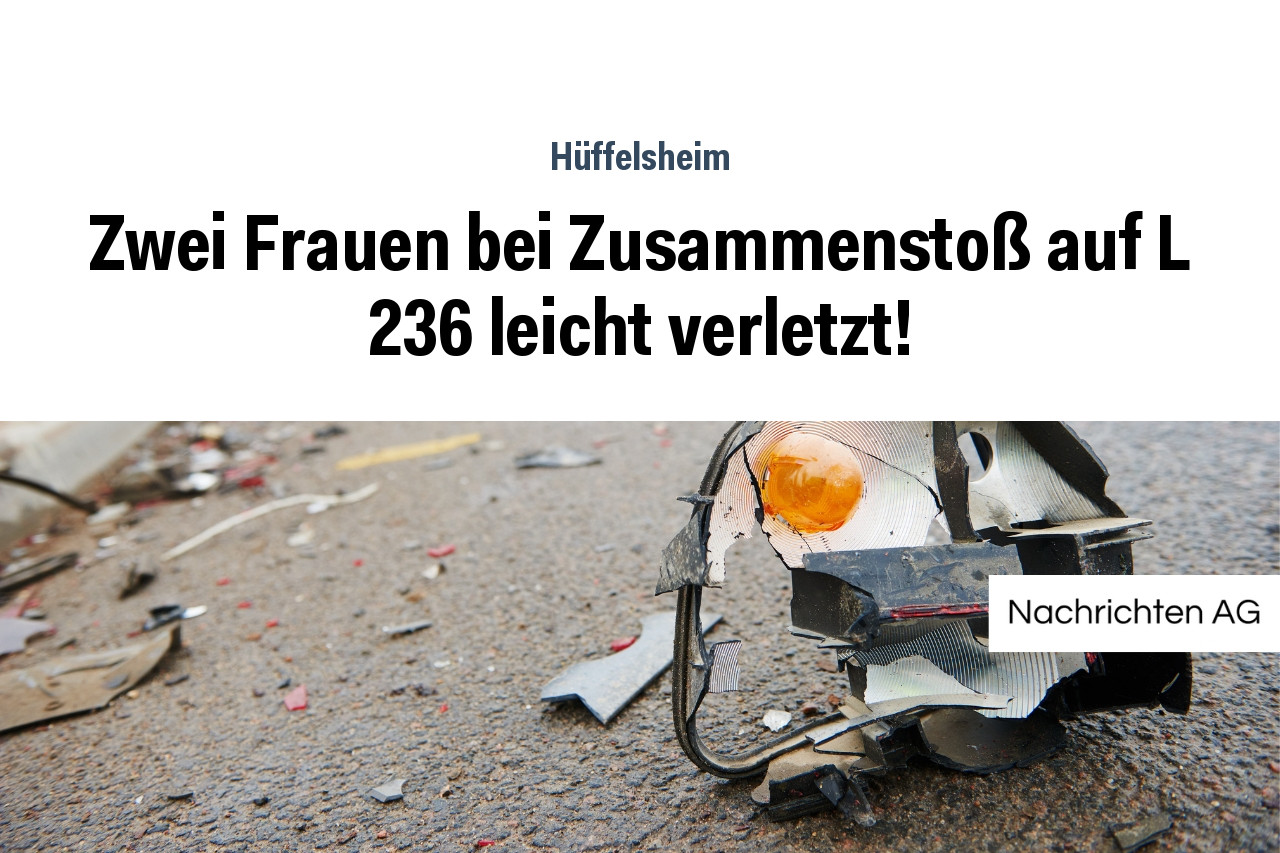 Zwei Frauen bei Zusammenstoß auf L 236 leicht verletzt!