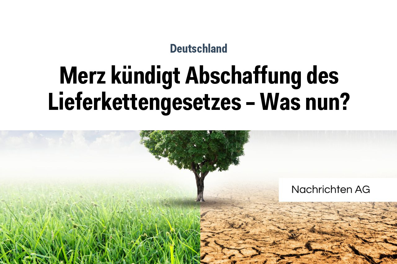 Merz kündigt Abschaffung des Lieferkettengesetzes – Was nun?