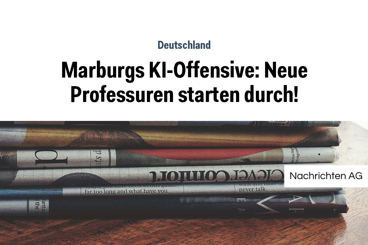 Marburgs KI-Offensive: Neue Professuren starten durch!