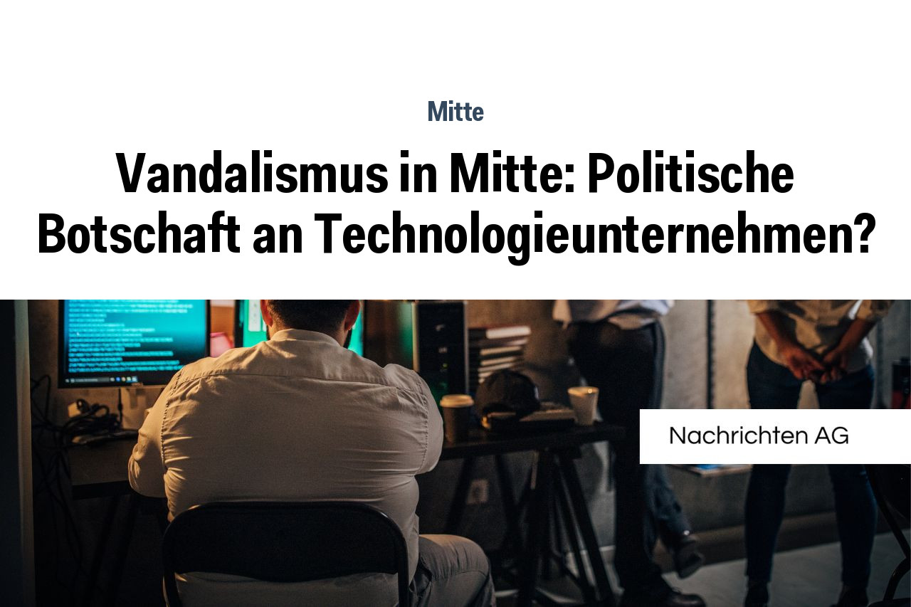 Vandalismus in Mitte: Politische Botschaft an Technologieunternehmen?