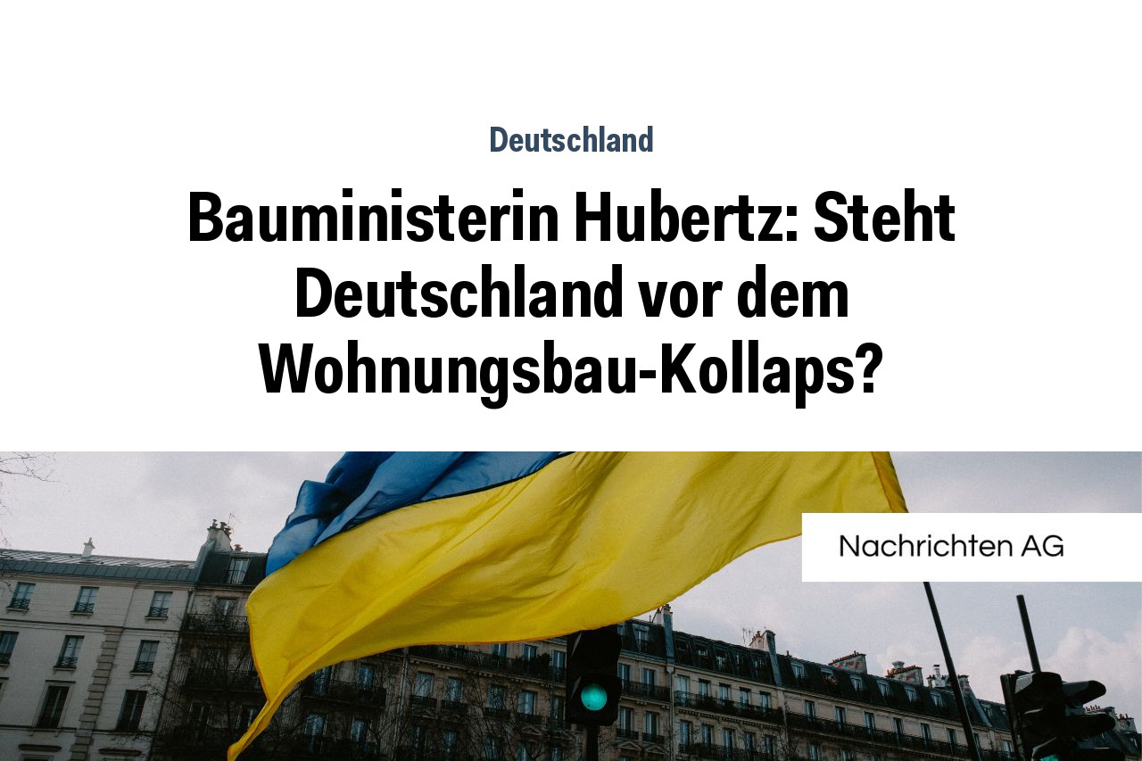Bauministerin Hubertz: Steht Deutschland vor dem Wohnungsbau-Kollaps?