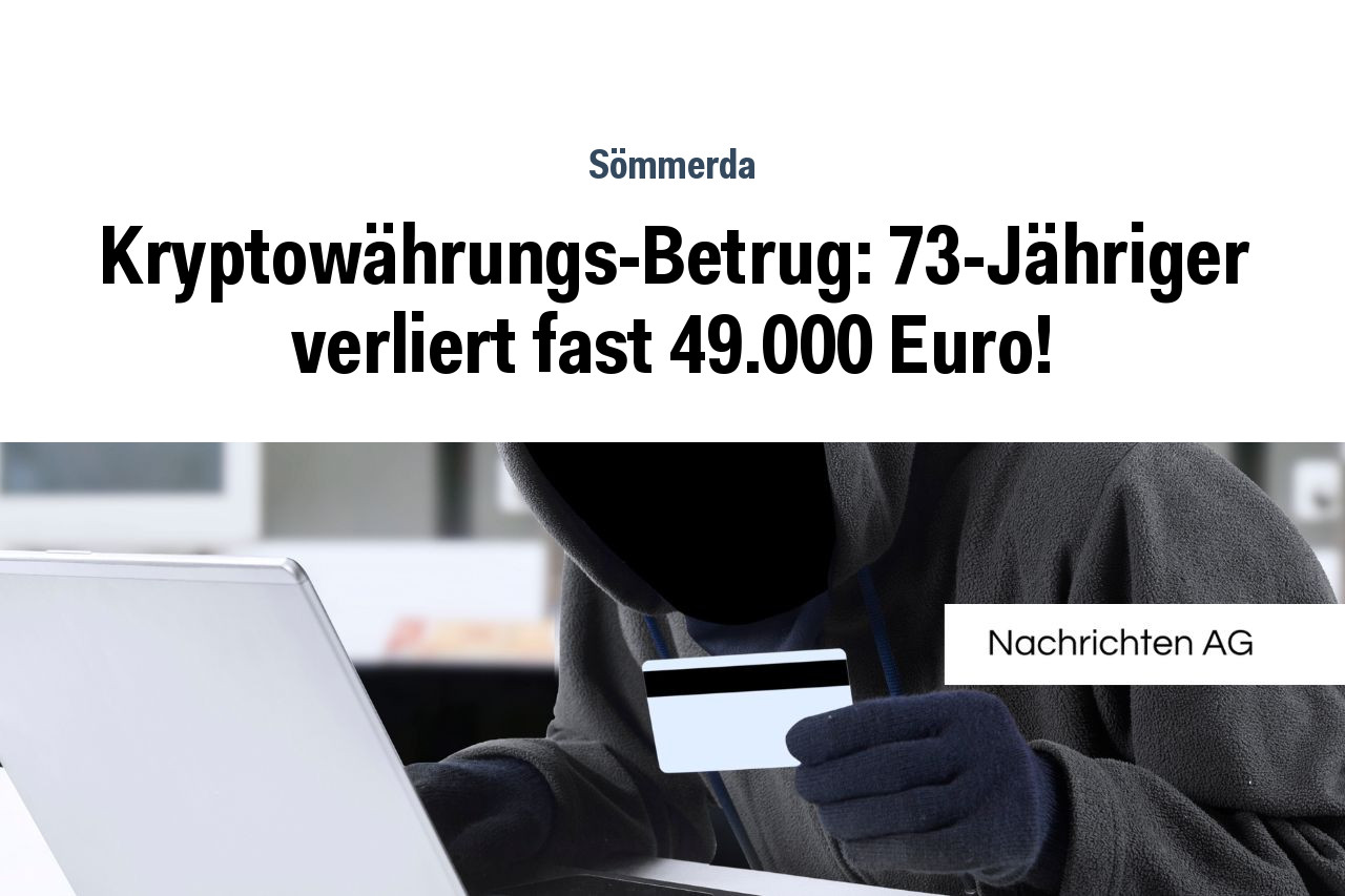 Kryptowährungs-Betrug: 73-Jähriger verliert fast 49.000 Euro!