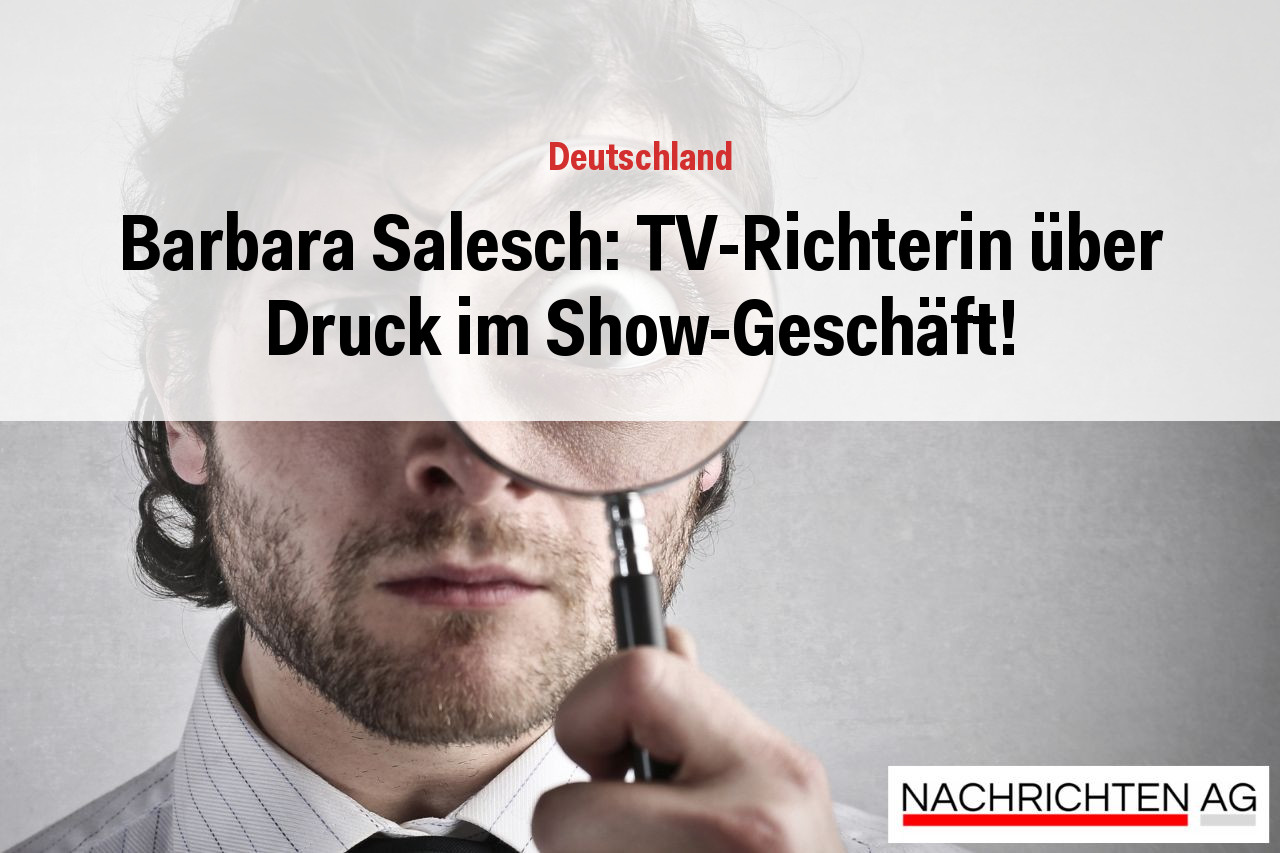 Barbara Salesch: TV-Richterin über Druck im Show-Geschäft!