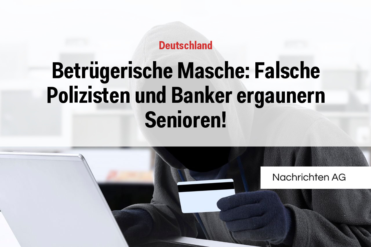 Betrügerische Masche: Falsche Polizisten und Banker ergaunern Senioren!