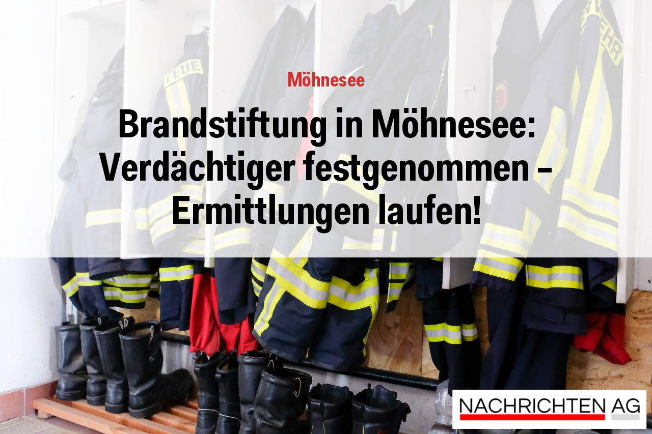 Brandstiftung in Möhnesee: Verdächtiger festgenommen – Ermittlungen laufen!