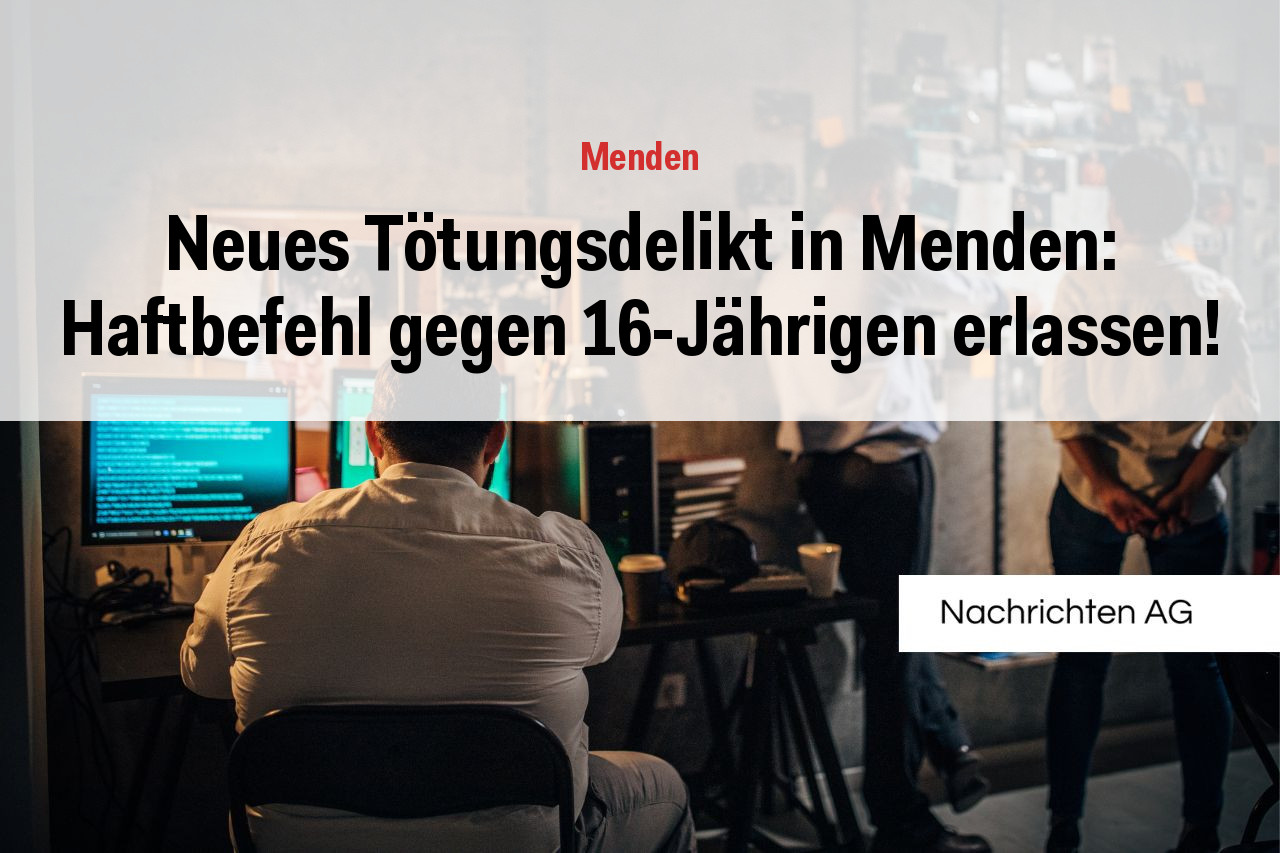 Neues Tötungsdelikt in Menden: Haftbefehl gegen 16-Jährigen erlassen!