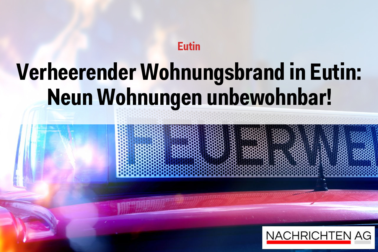 Verheerender Wohnungsbrand in Eutin: Neun Wohnungen unbewohnbar!