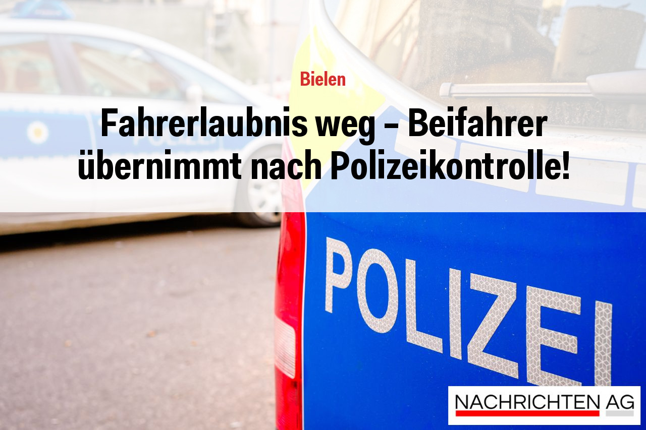 Fahrerlaubnis weg – Beifahrer übernimmt nach Polizeikontrolle!