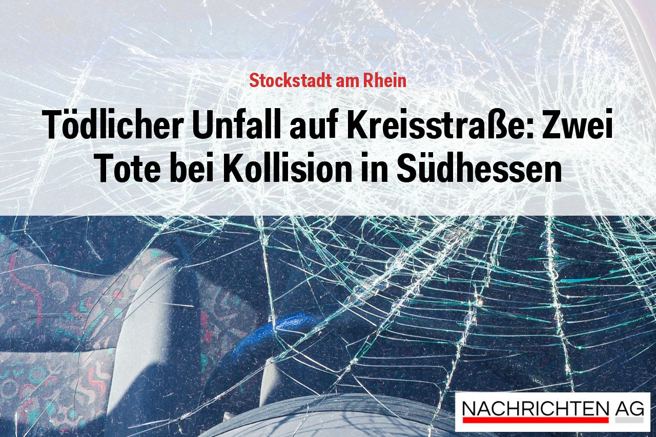 Tödlicher Unfall auf Kreisstraße: Zwei Tote bei Kollision in Südhessen