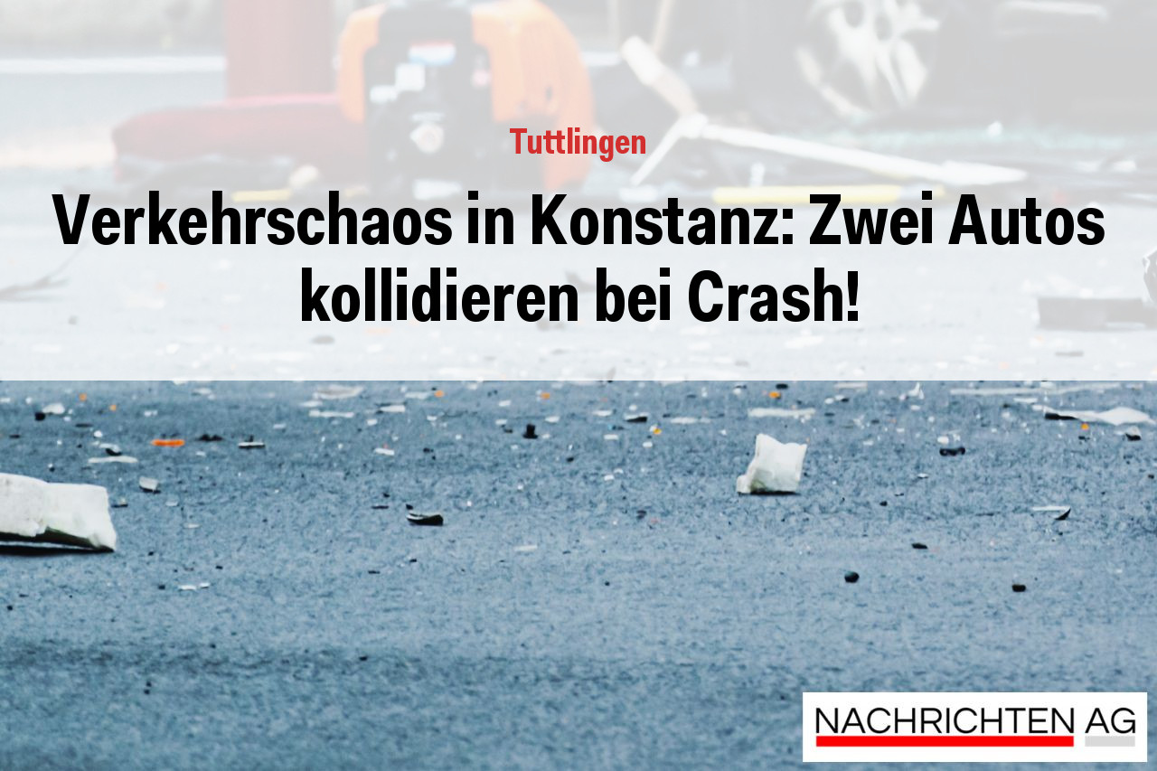 Verkehrschaos in Konstanz: Zwei Autos kollidieren bei Crash!