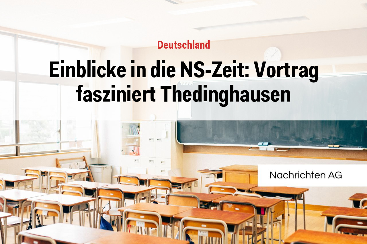 Einblicke in die NS-Zeit: Vortrag fasziniert Thedinghausen
