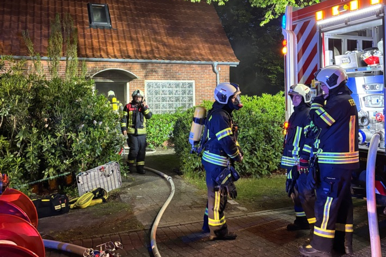 Trockner-Brand in Aurich: Feuerwehr verhindert Schlimmeres!
