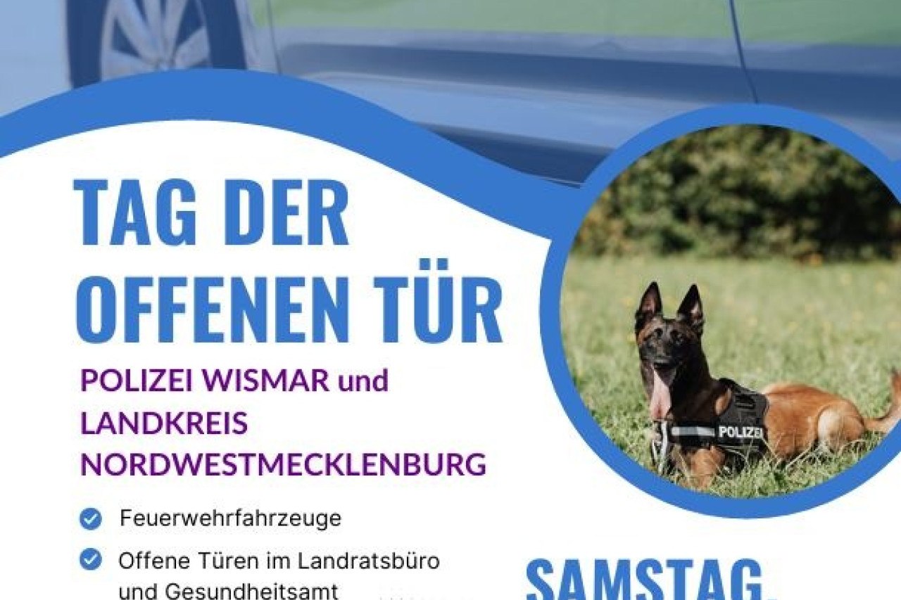 Ein Tag für die ganze Familie: Polizei öffnet Türen in Wismar!