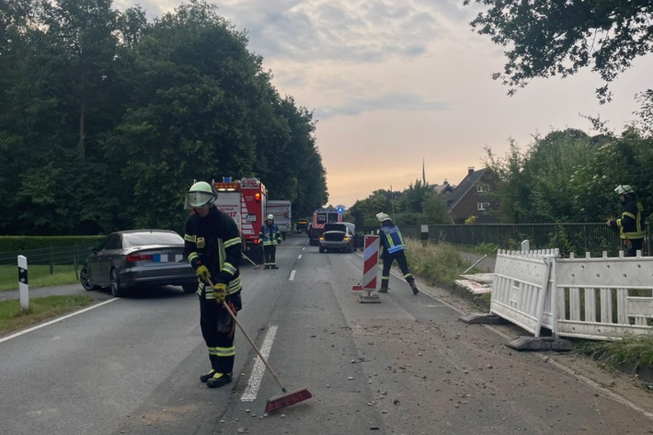 Drama am Morgen: Unfall auf der Dorstener Straße in Schermbeck!
