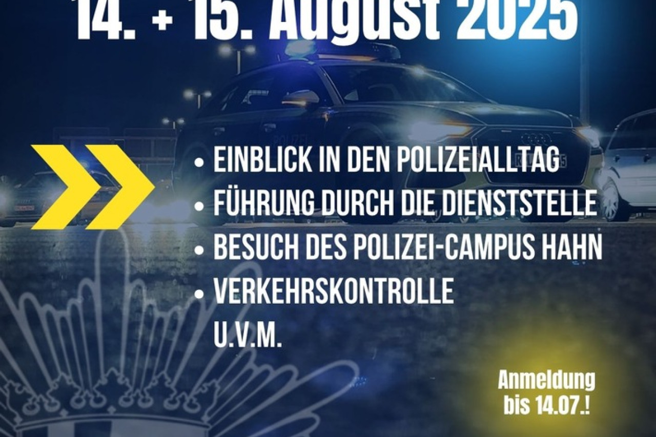 Schnuppertage in Boppard: Einblick in den Polizeialltag erleben!