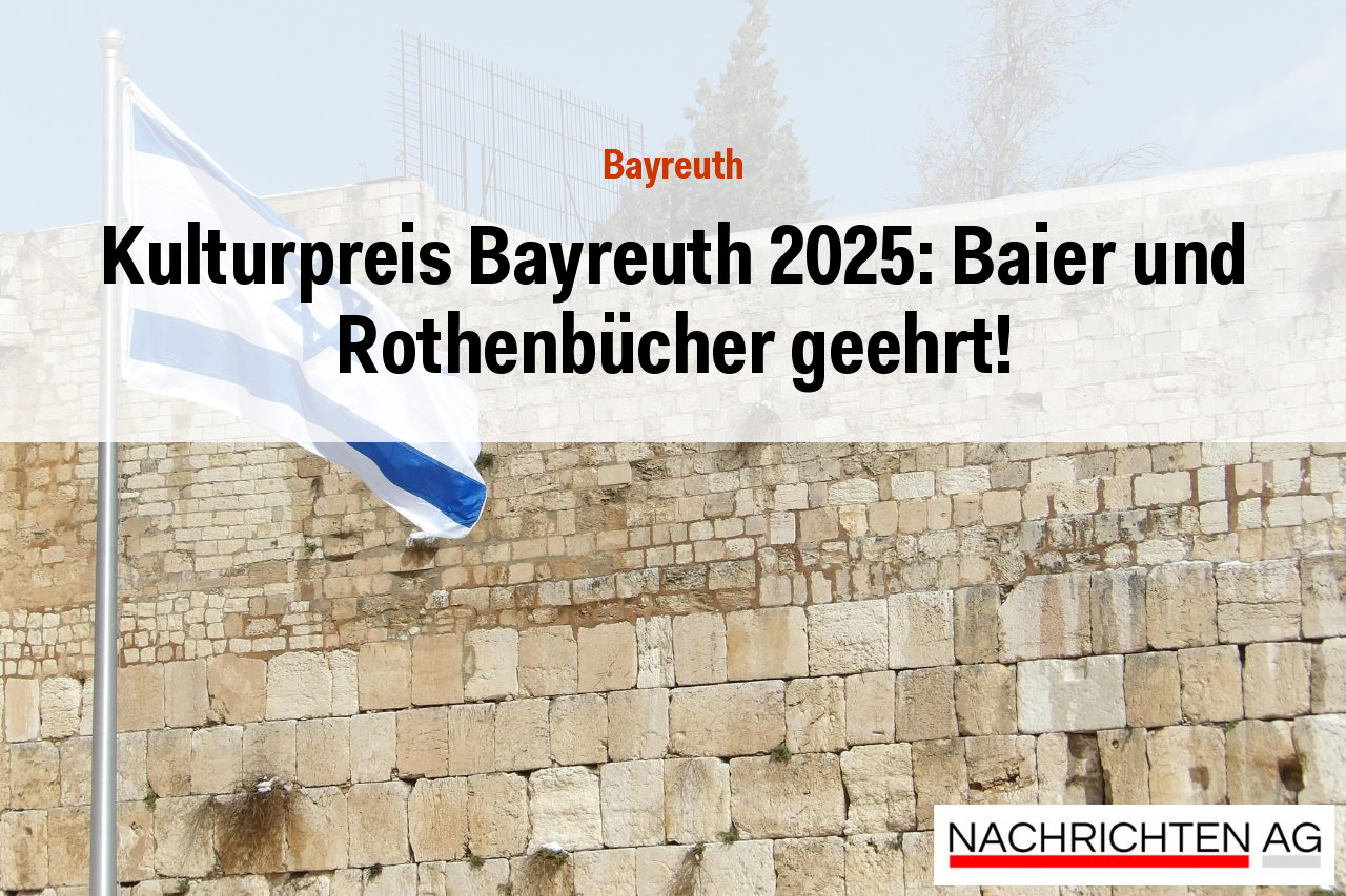 Kulturpreis Bayreuth 2025: Baier und Rothenbücher geehrt!