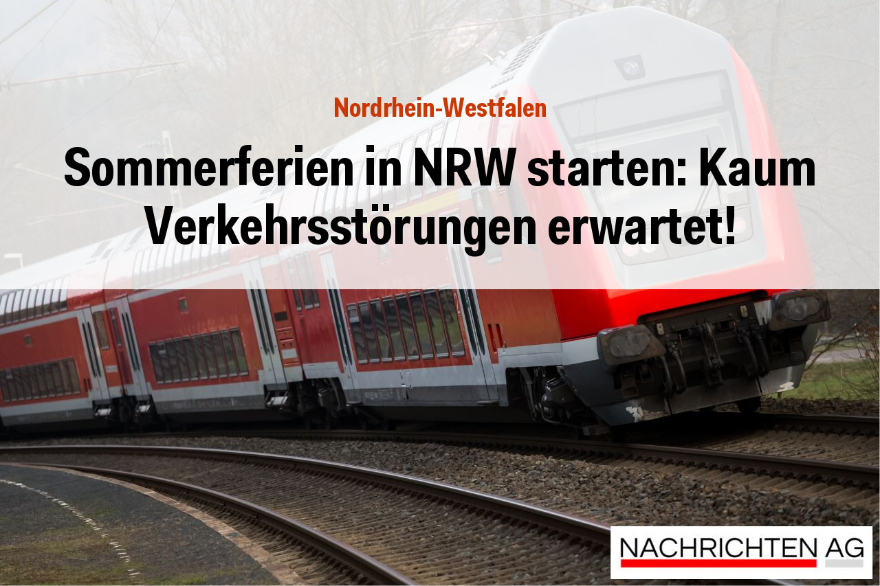 Sommerferien in NRW starten: Kaum Verkehrsstörungen erwartet!