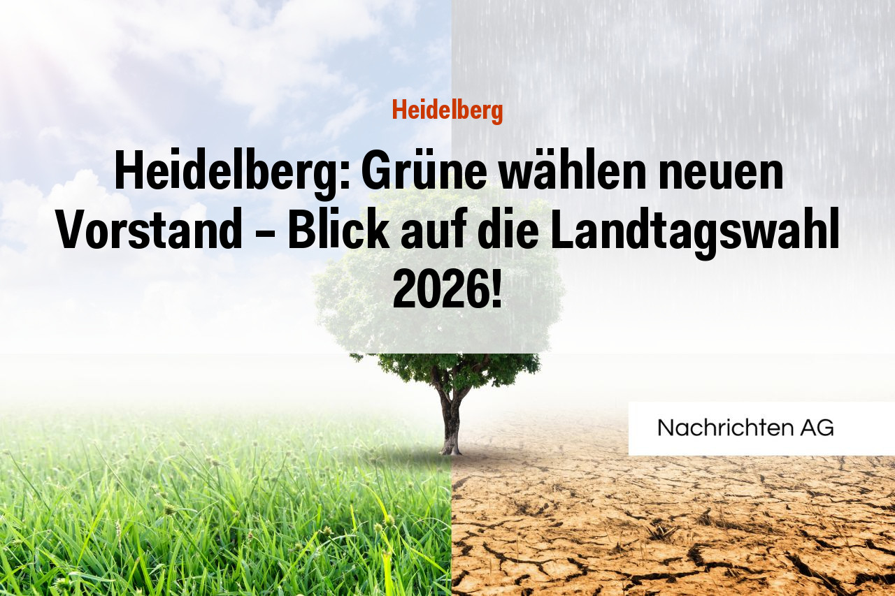 Heidelberg: Grüne wählen neuen Vorstand – Blick auf die Landtagswahl 2026!