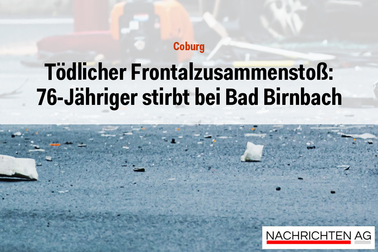 Tödlicher Frontalzusammenstoß: 76-Jähriger stirbt bei Bad Birnbach