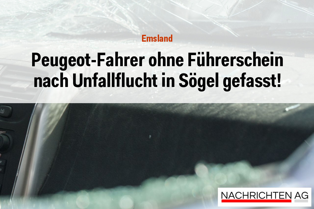 Peugeot-Fahrer ohne Führerschein nach Unfallflucht in Sögel gefasst!