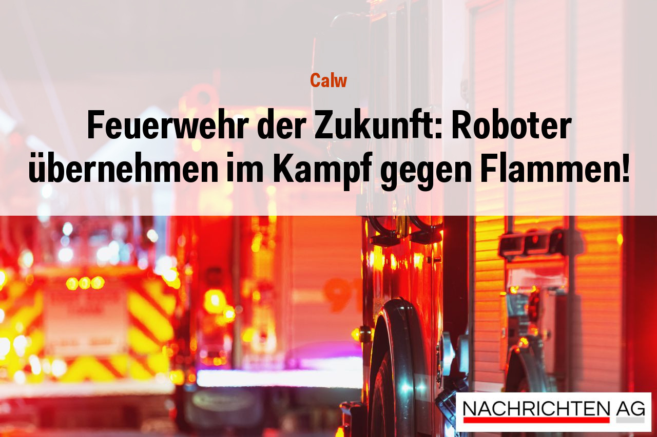 Feuerwehr der Zukunft: Roboter übernehmen im Kampf gegen Flammen!