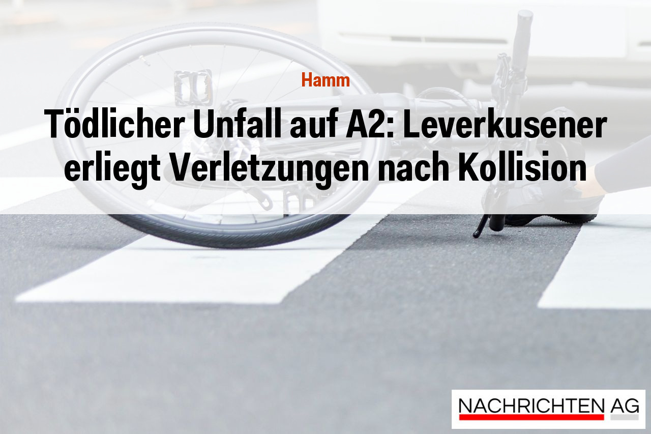 Tödlicher Unfall auf A2: Leverkusener erliegt Verletzungen nach Kollision